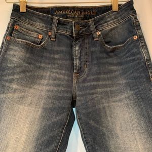 American Eagle stretch, straight leg jean size 4.